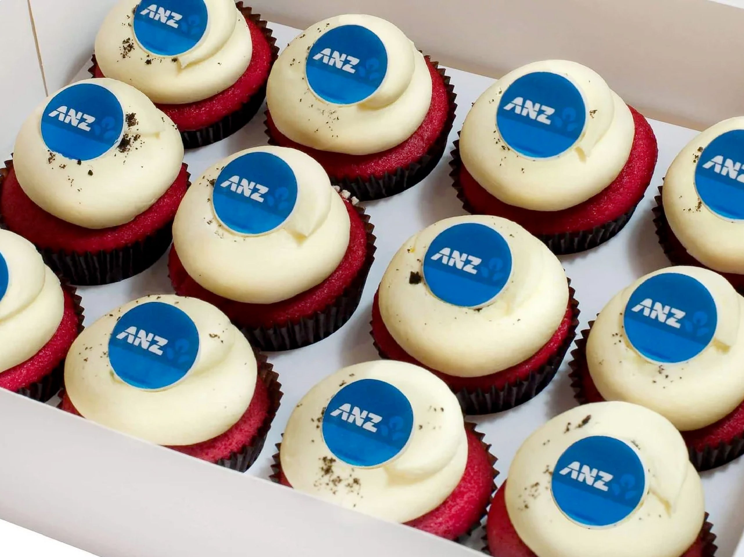 Corporate Branded Cupcakes
